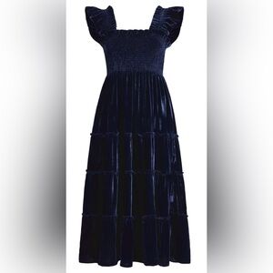 Hill House Ellie Nap Dress, Blue Velvet